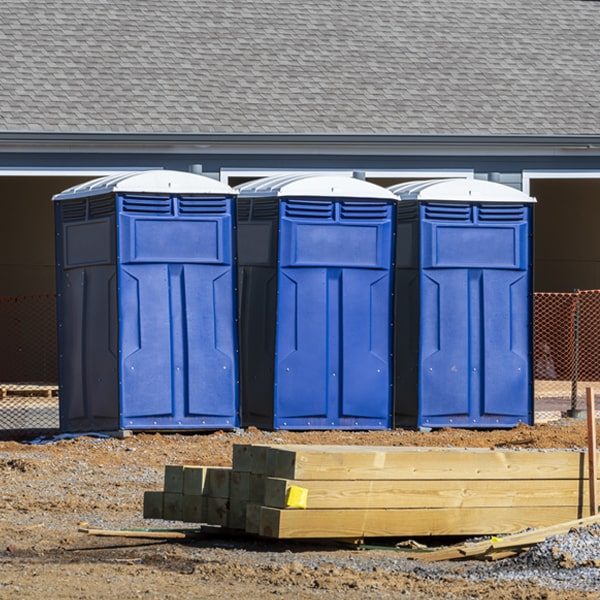 how do i determine the correct number of portable restrooms necessary for my event in Cades